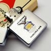 Bật Lửa Zippo Cổ Đồng Khối Mạ Chrome Phay Xước Chủ Đề Quân Sự Hoa Kỳ Ăn Mòn Phủ Sơn Hiếm Gặp Năm 1978 Đời 4 Vạch Sắc ZC452