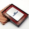 Bật Lửa Zippo Cổ Đồng Khối Mạ Chrome Phay Xước Chủ Đề Ăn Phủ Sơn Hiếm Gặp Năm 1958 Đời 8 Chấm ZC439