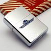 Bật Lửa Zippo Cổ Đồng Khối Mạ Chrome Phay Xước Chủ Đề Ăn Phủ Sơn Hiếm Gặp Năm 1958 Đời 8 Chấm ZC439