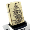 Bật Lửa Zippo Armor Đồng Nguyên Khối Chủ Đề Thuận Buồm Xuôi Gió May Mắn ZKB102
