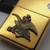 Bật Lửa Zippo Đồng Nguyên Khối Emblem Hãng Bia Đời XVI La Mã Năm 2000 ZL713