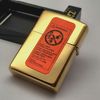 Bật Lửa Zippo Đồng Nguyên Khối Emblem Hãng Bia Đời XVI La Mã Năm 2000 ZL713