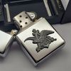 Bật Lửa Zippo Đồng Khối Mạ Chrome Bóng Emblem Hãng Bia Đời XVI La Mã Năm 2000 ZL712
