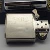 Bật Lửa Zippo Đồng Khối Mạ Chrome Trơn Phay Xước Đời IV La Mã Năm 1988 ZL696