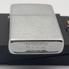 Bật Lửa Zippo Đồng Khối Mạ Chrome Trơn Phay Xước Đời IV La Mã Năm 1988 ZL696