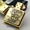 Bật Lửa Zippo Armor Đồng Nguyên Khối Chủ Đề Thuận Buồm Xuôi Gió May Mắn ZKB102