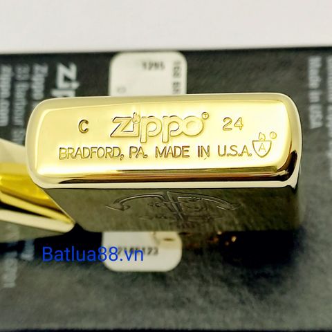 Bật Lửa Zippo Armor Đồng Nguyên Khối Chủ Đề Thuận Buồm Xuôi Gió May Mắn ZKB102
