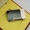 Bật Lửa Dupont Hong Kong mạ vàng vân kim cương phủ men đen D100
