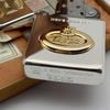 Bật Lửa Zippo Đính Kim Cương Bản Giới Hạn 1000 Chiếc Cực Hiếm Đẹp Đời XII La Mã Sản Xuất Năm 1996 ZQH175