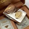 Bật Lửa Zippo Đính Kim Cương Bản Giới Hạn 1000 Chiếc Cực Hiếm Đẹp Đời XII La Mã Sản Xuất Năm 1996 ZQH175