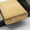 Bật Lửa Zippo Đồng Khối Solid Brass Trơn Phay Xước Hiếm Gặp Năm 1996 Đời XII La Mã ZL701