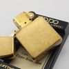 Bật Lửa Zippo Đồng Khối Solid Brass Trơn Phay Xước Hiếm Gặp Năm 1996 Đời XII La Mã ZL701