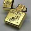 Bật Lửa Zippo Armor Đồng Nguyên Khối Chủ Đề Bản Đồ Việt Nam ZKB92