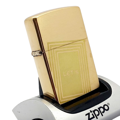 Bật Lửa Zippo Đồng Khối Phay Xước Chủ Đề Camel Z336
