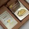 Bật Lửa Zippo Đính Kim Cương Bản Giới Hạn 1000 Chiếc Cực Hiếm Đẹp Đời XI La Mã Sản Xuất Năm 1995 ZQH177