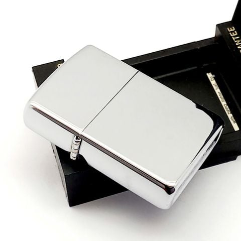 BẬT LỬA ZIPPO ĐỒNG KHỐI MẠ CHROME ĐỜI XII NĂM 1996 ZL719