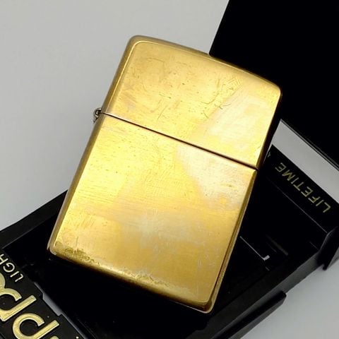 Bật Lửa Zippo Đồng Khối Trơn Bóng Đời X La Mã Năm 1994 ZL718