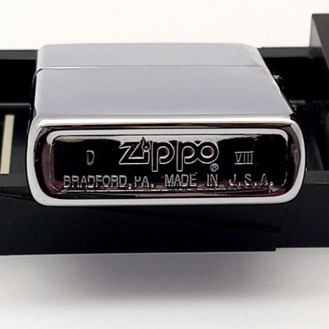 BẬT LỬA ZIPPO ĐỒNG KHỐI MẠ CHROME ĐỜI VIII NĂM 1992 ZL720
