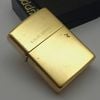 Bật Lửa Zippo Đồng Khối Solid Brass Trơn Bóng Năm 1994 Đời X La Mã ZL722