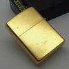 Bật Lửa Zippo Đồng Khối Solid Brass Trơn Bóng Năm 1994 Đời X La Mã ZL722