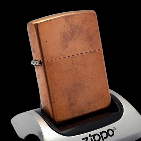 Bật Lửa Zippo Solid Copper Đồng Đỏ Nguyên Khối New Hiếm Gặp, Giá Trị Sưu Tầm Cao Năm 2003 ZQH178