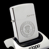 Bật Lửa Zippo Đồng Khối Mạ Chrome Phay Xước Ăn Mòn Con Dấu Tổng Thống Hoa Kỳ Hiếm Gặp Đời IV La Mã Năm 1988 ZQH186