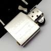 Bật Lửa Zippo Đồng Khối Mạ Chrome Trơn Bóng Đời XI La Mã Năm 1995 ZL728