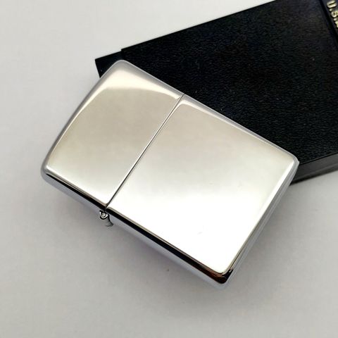 Bật Lửa Zippo Đồng Khối Mạ Chrome Trơn Bóng Đời XI La Mã Năm 1995 ZL729