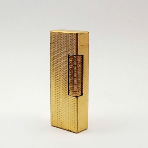 Bật Lửa Dunhill Bọc Vàng Vân Sóng DH135