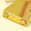 Bật Lửa Dupont 2 Ligne Phom Cao Bọc Vàng Vân Sọc Dưa DP157