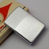 Bật Lửa Zippo Cổ Đồng Khối Mạ Chrome Trơn Phay Xước Hiếm Gặp Năm 1967 Đời 7 Vạch Thẳng ZC469