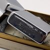Bật Lửa Zippo Cổ Đồng Khối Mạ Chrome Trơn Phay Xước Hiếm Gặp Năm 1967 Đời 7 Vạch Thẳng ZC469