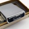Bật Lửa Zippo Cổ Đồng Khối Mạ Chrome Trơn Phay Xước Hiếm Gặp Năm 1967 Đời 7 Vạch Thẳng ZC469