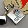 Bật Lửa Zippo Cổ Đồng Khối Mạ Chrome Bóng Chủ Đề Tầu Chiến Năm 1974 Đời 8 Vạch Sắc ZC471