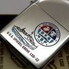 Bật Lửa Zippo Cổ Đồng Khối Mạ Chrome Bóng Chủ Đề Tầu Chiến Năm 1974 Đời 8 Vạch Sắc ZC471