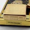 Bật Lửa Zippo Đồng Nguyên Khối Solid Brass Trơn Phay Xước Chu Niên 1932 - 1984 Cực Hiếm Gặp Có Giá Trị Sưu Tầm Cao ZQH180