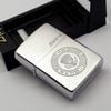 Bật Lửa Zippo Đồng Khối Mạ Chrome Phay Xước Ăn Mòn Con Dấu Tổng Thống Hoa Kỳ Hiếm Gặp Đời IV La Mã Năm 1988 ZQH186