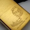 Bật Lửa Zippo Đồng Nguyên Khối Solid Brass Chu Niên 1932 - 1987 Ăn Mòn Chủ Đề Tầu Chiến ZQH181