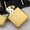 Bật Lửa Zippo Đồng Nguyên Khối Solid Brass Trơn Phay Xước Trơn Hai Mặt Đời VIII La Mã Năm 1992 ZL726