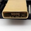 Bật Lửa Zippo Đồng Nguyên Khối Solid Brass Trơn Phay Xước Trơn Hai Mặt Đời VIII La Mã Năm 1992 ZL726