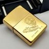 Bật Lửa Zippo Đồng Khối Solid Brass Chu Niên 1932 - 1992 Khắc Ăn Mòn Chủ Đề Tầu Chiến Hiếm Gặp ZQH182