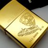 Bật Lửa Zippo Đồng Khối Solid Brass Chu Niên 1932 - 1992 Khắc Ăn Mòn Chủ Đề Tầu Chiến Hiếm Gặp ZQH182