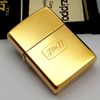 Bật Lửa Zippo Đồng Nguyên Khối Dập Nổi Logo Chữ B&H Hiếm Gặp Mộc Đáy Kép Đời XVI Năm 2000 ZL725