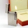 Bật Lửa Dupont 1 Ligne Bọc Bạc Vân Ô Vuông 1 Lỗ Phom Cao DP159