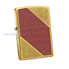 BẬT LỬA ZIPPO BRASS HOA VĂN SƠN ĐỎ NĂM 2015 Z66