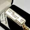 BẬT LỬA ZIPPO ARMOR VỎ DẦY BẠC ĐÚC NGUYÊN KHỐI STERLING CHỦ ĐỀ CHA CON - ZB20