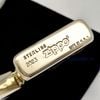 BẬT LỬA ZIPPO BẠC ĐÚC NGUYÊN KHỐI STERLING CAO CẤP KHẮC CÁ CHÉP TRONG ĐẦM SEN - ZB11