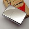 Bật Lửa Zippo Cổ Đồng Khối Mạ Chrome Trơn Bóng Năm 1972 Đời 2 Vạch Thẳng ZC472