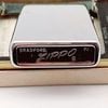 Bật Lửa Zippo Cổ Đồng Khối Mạ Chrome Trơn Bóng Năm 1972 Đời 2 Vạch Thẳng ZC472