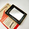 Bật Lửa Zippo Cổ Đồng Khối Mạ Chrome Trơn Bóng Năm 1972 Đời 2 Vạch Thẳng ZC472